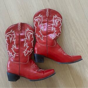 Red Cowboy Boots